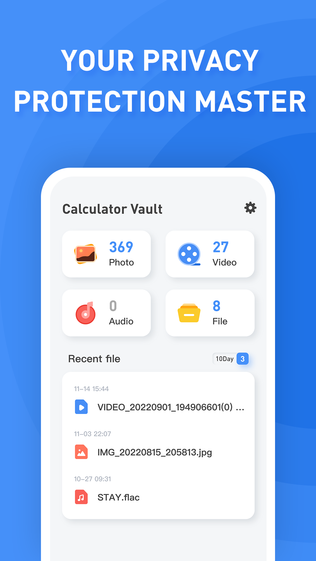 Calculator vault online