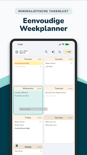 Weeklo: Weekplanner & Taken PC