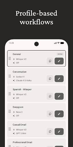 Whisperian: AI Voice to Text پی سی