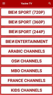 Yacine TV ياسين PC