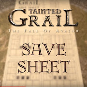 Tainted Grail Save Sheet