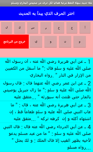 مئة حديث للحفظ مرتبة هجائيا PC