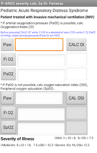 Pediatric acute respiratory di