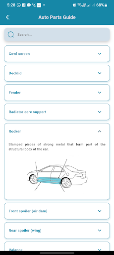 Car parts Quiz Game PC