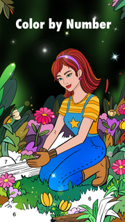 Color by Number, Paint Art - Star Coloring Pages PC