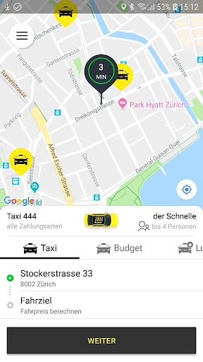 Taxi 444 AG, Zürich