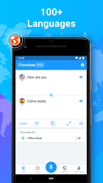 iTranslate Translator & Dictionary الحاسوب