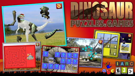 Dzieci puzzle dinozaur PC