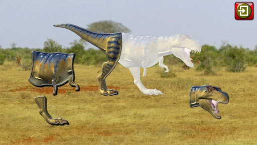 Dzieci puzzle dinozaur PC
