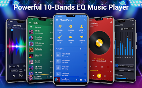 Music Player - 10 Brands Equalizer Audio Player