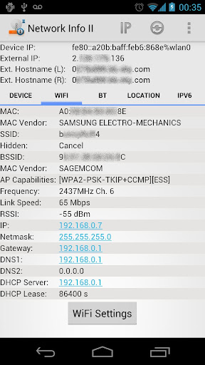 Network Info II پی سی