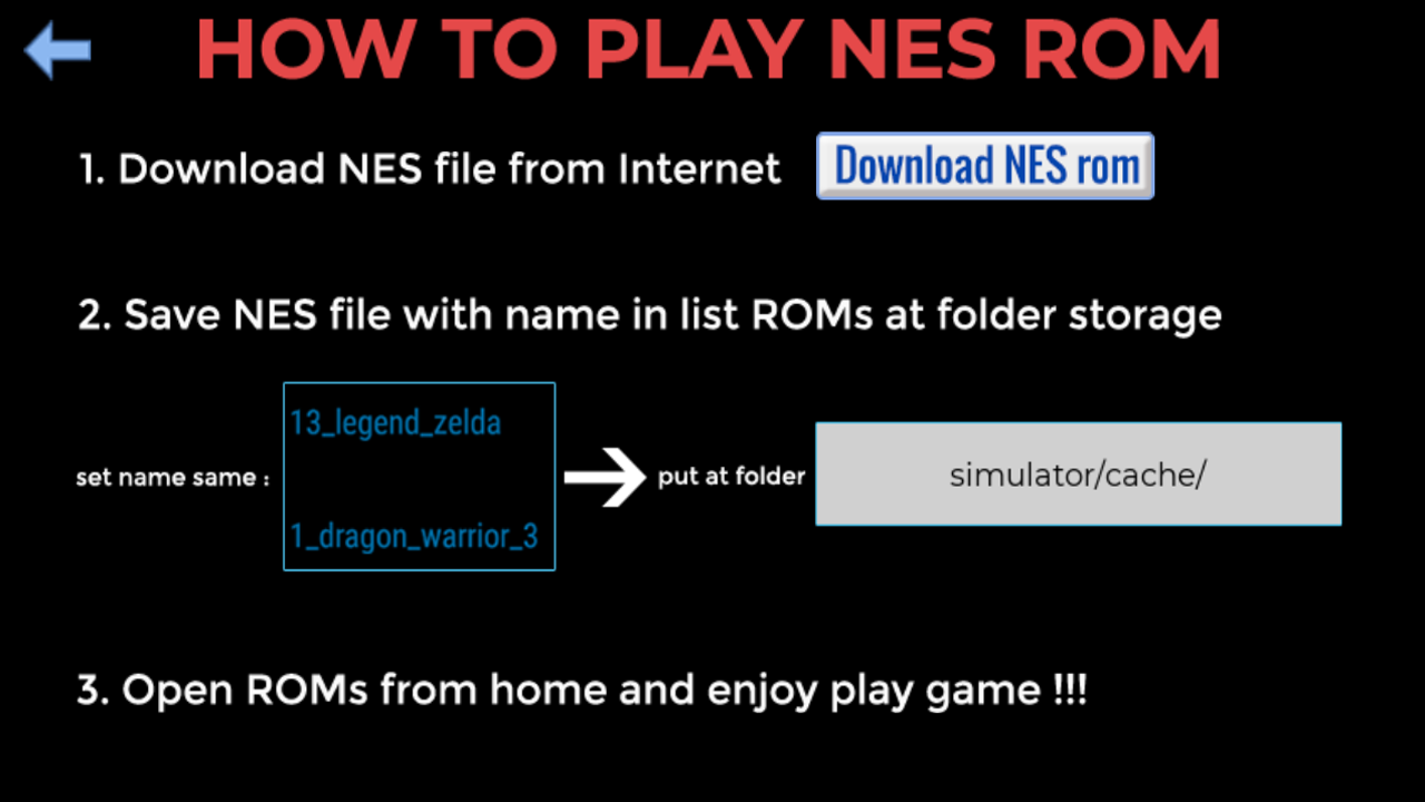 NES Emulator - NES Games Free Roms PC