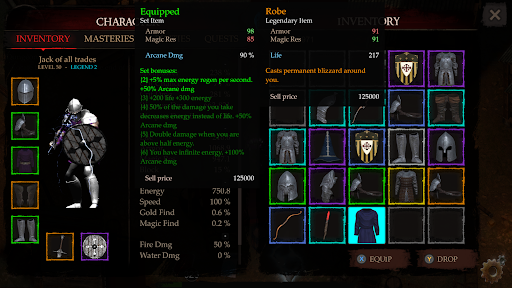 Powerlust action RPG roguelike