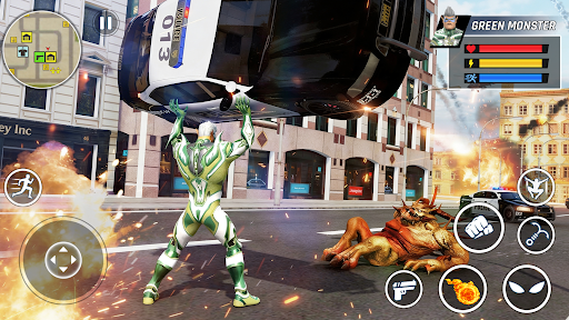Rope Monster: Crime Battle