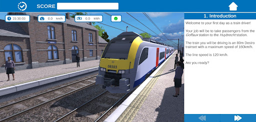 Treinsimulator NMBS PC
