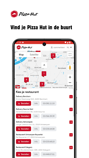 Pizza Hut Belgium PC