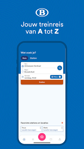 NMBS: Dienstregeling & tickets