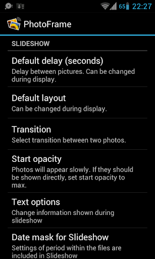 Digital Photo Frame Slideshow