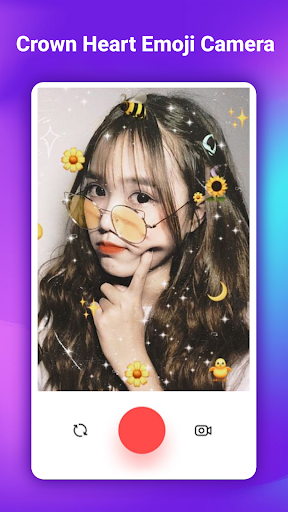 Crown Heart Emoji Camera PC