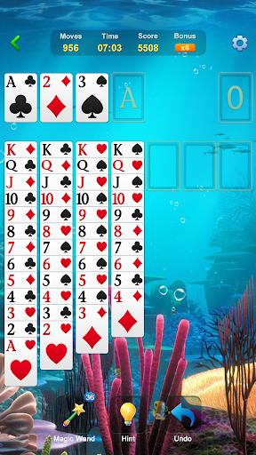 Solitaire klasické karetní hry PC