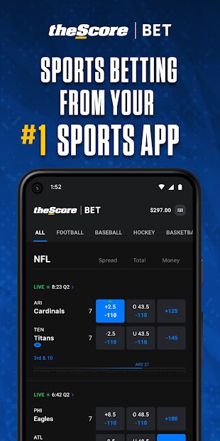 Download TheScore Bet: Sports Bettin‪g On PC With MEmu