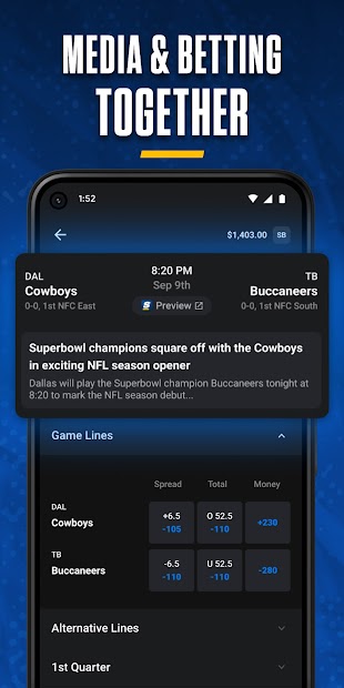 Download TheScore Bet: Sports Bettin‪g On PC With MEmu