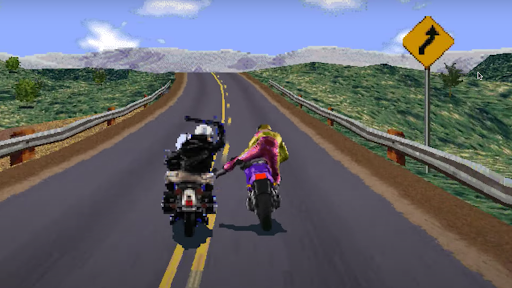 Road Rash like computer game پی سی