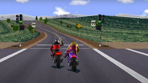 Road Rash like computer game پی سی