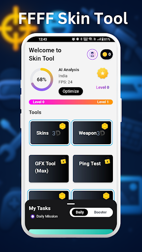 FFFF Skin Tools : GFX Max পিসি