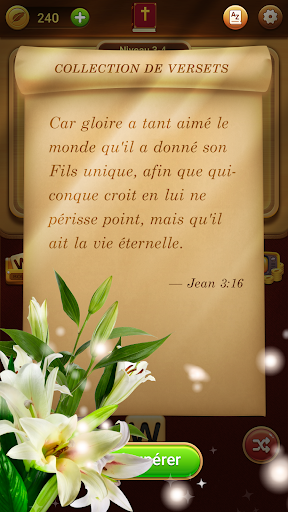 Puzzle de mots biblique