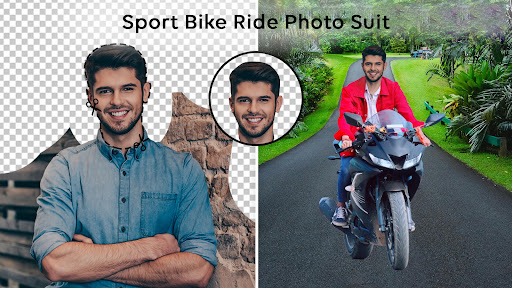 Man Bike Rider Photo Editor پی سی