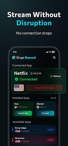 BingeBeyond: Global OTT VPN پی سی