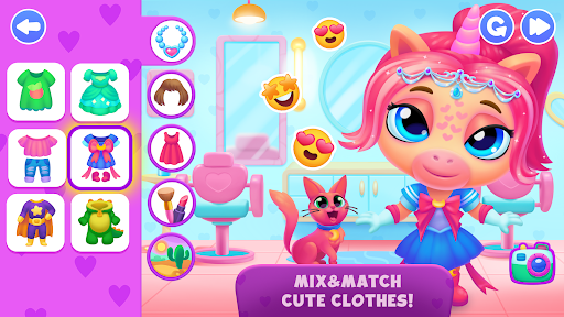 Unicorn Dress up games kids PC