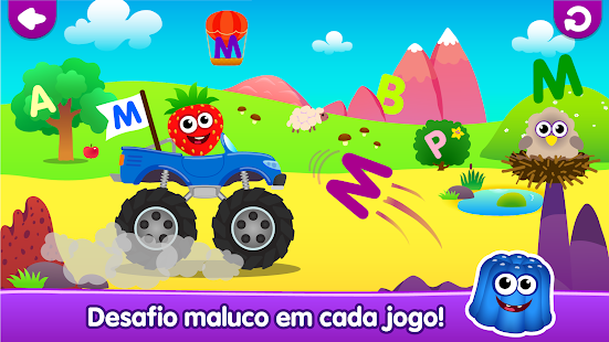 Baixe Funny Food ABC para crianças! Jogos educativos 4-6 no PC com MEmu