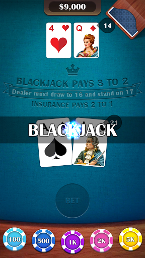 Blackjack 21: casino card game電腦版