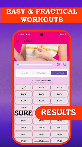 Breast enlargement exercise PC