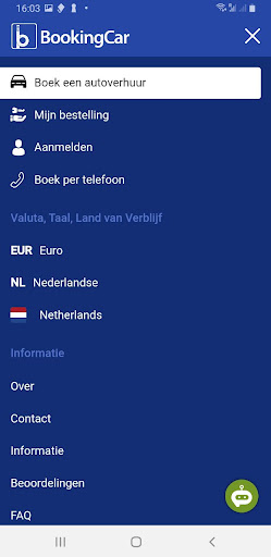 Bookingcar – autoverhuur app PC