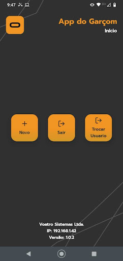 App do garçom para PC
