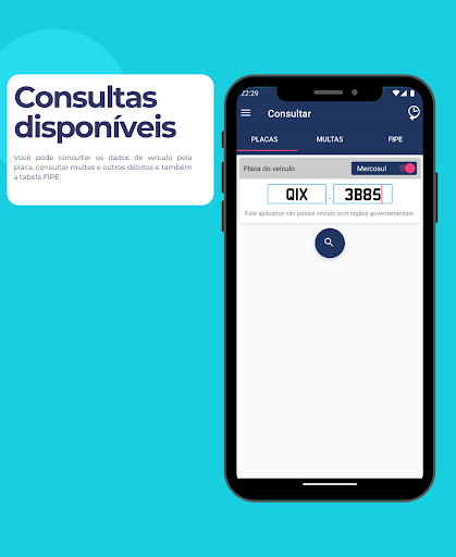 Consulta Placa Preço e Multas
