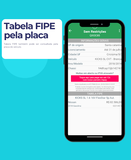 Consulta Placa Preço e Multas