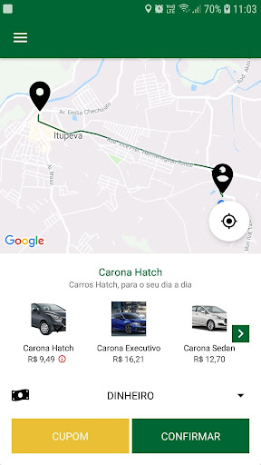 CARONA VIP – APP DO PASSAGEIRO