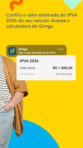 Gringo: IPVA parcelado, CNH e+ PC