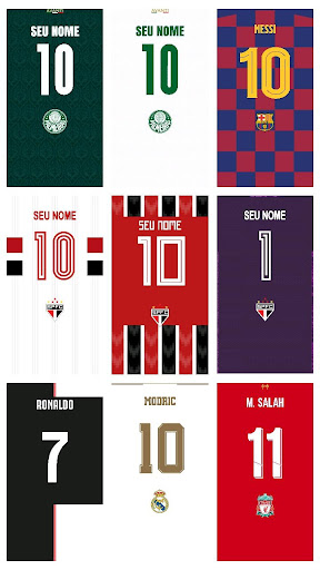 Wallpaper Camisas Futebol para PC