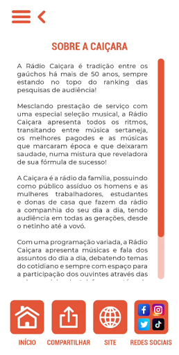 Rádio Caiçara - 96,7 FM PC