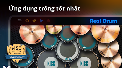 Real Drum: trống điện tử PC