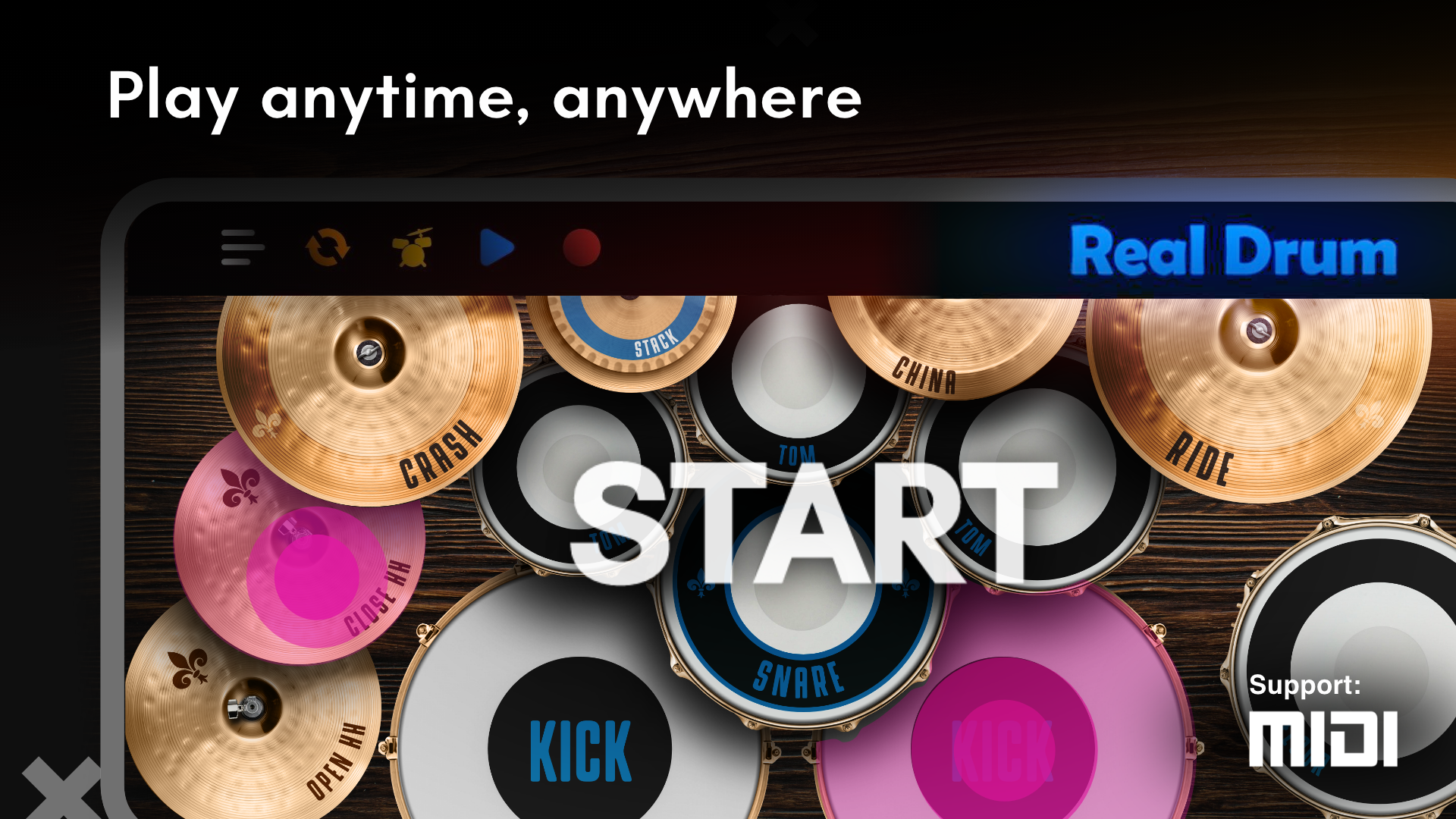 REAL DRUM: Electronic Drum Set PC