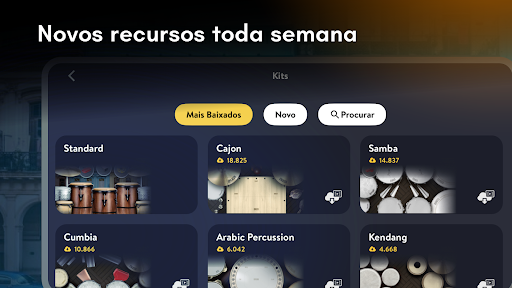 Real Percussion: instrumentos para PC