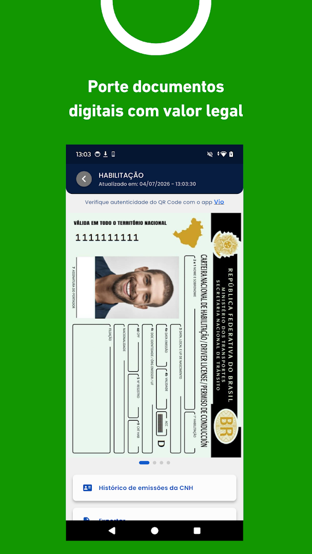 Carteira Digital de Trânsito para PC