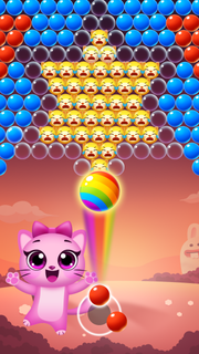 Bubble Shooter Cat - Free Pink Cat Game 2019