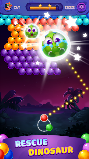 Bubble Shooter: Primitive Dinosaurs - Egg Shoot